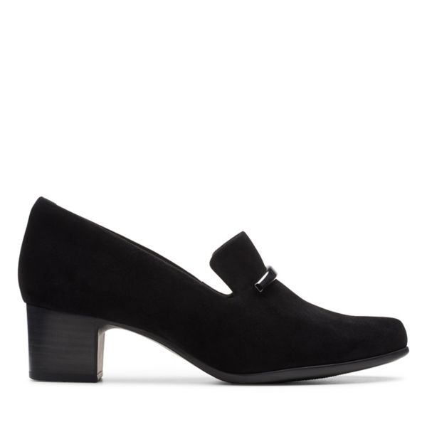 Clarks Womens Un Damson Lane Heels Black | USA-1672094